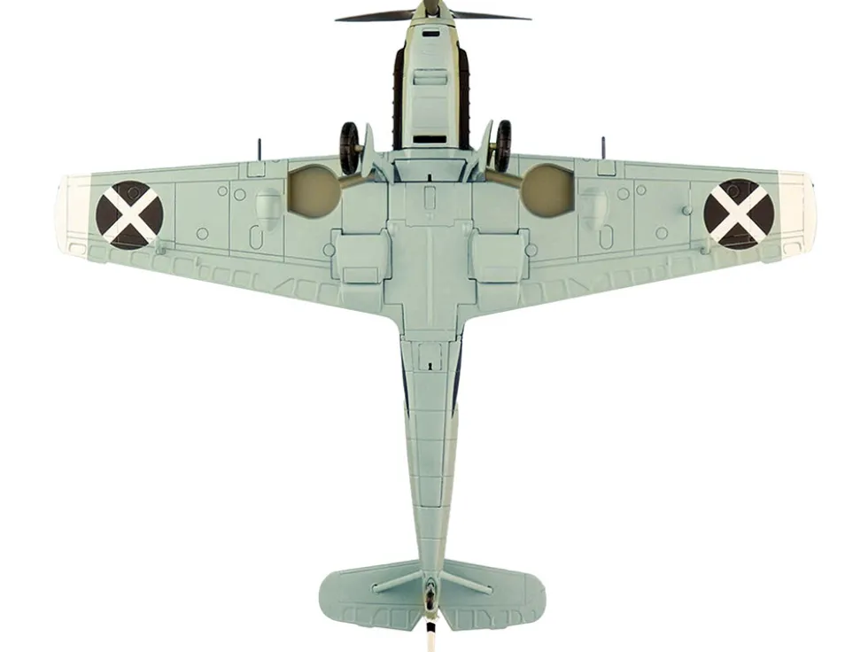 Messerschmitt BF 109E 3 Fighter Aircraft Hauptmann Siebelt Reents Spanish Civil War 1939 Air Power Series 1/48 Diecast Model Hobby Master HA8718