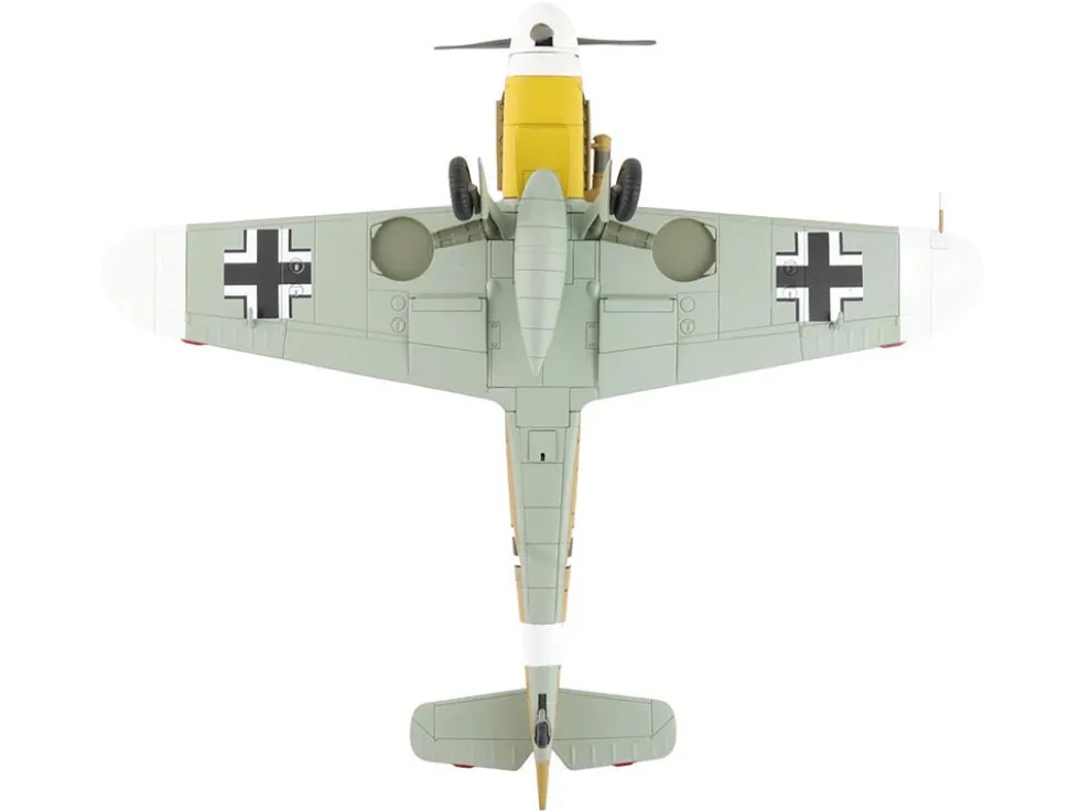 Messerschmitt Bf 109F-4 Fighter Aircraft "Marseille, Yellow 14, 3./JG27, Egypt" (1942) German Luftwaffe "Air Power Series" 1/48 Diecast Model by Hobby Master