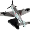 Messerschmitt Bf 109 Fighter Aircraft Black 1 Ace Adolf Galland German Luftwaffe 1/87 Diecast Model Airplane Postage Stamp PS5336-5