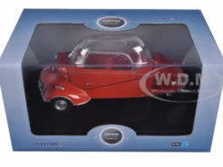 Messerschmitt KR200 Bubble Car Sardinian Red 1/18 Diecast Model Car Oxford Diecast 18MBC001