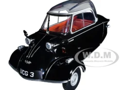Messerschmitt KR200 Bubble Top Black Red Interior 1/18 Diecast Model Car Oxford Diecast 18MBC007