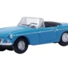 MG MGB Roadster RHD (Right Hand Drive) Iris Blue 1/148 (N) Scale Diecast Model Car by Oxford Diecast