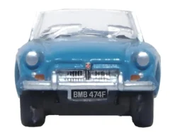MG MGB Roadster RHD (Right Hand Drive) Iris Blue 1/148 (N) Scale Diecast Model Car by Oxford Diecast
