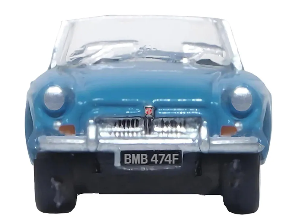 MG MGB Roadster RHD (Right Hand Drive) Iris Blue 1/148 (N) Scale Diecast Model Car by Oxford Diecast