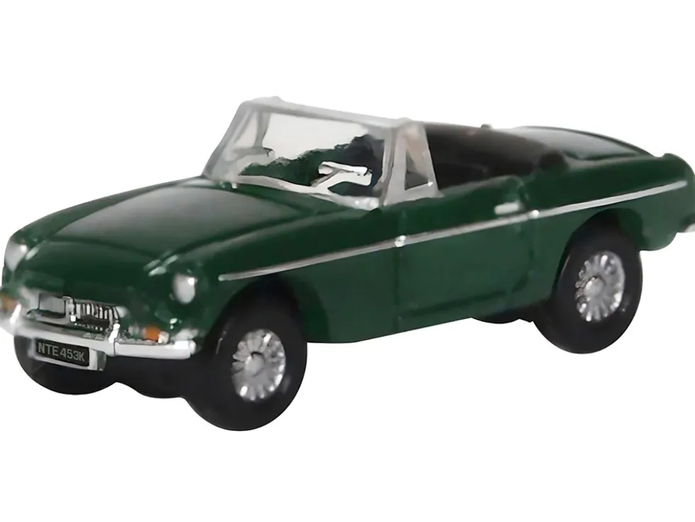 MG MGB Roadster RHD (Right Hand Drive) British Racing Green 1/148 (N) Scale Diecast Model Car by Oxford Diecast