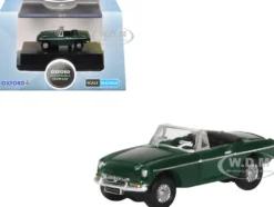 MG MGB Roadster RHD (Right Hand Drive) British Racing Green 1/148 (N) Scale Diecast Model Car by Oxford Diecast