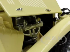 1947 MG TC Midget Yellow 1/18 Diecast Model Car Road Signature 92468