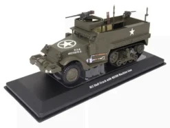 M3 Half-Track AFV with M2HB Machine Gun Olive Drab 