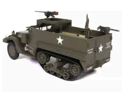 M3 Half-Track AFV with M2HB Machine Gun Olive Drab 