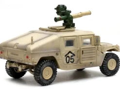 M1046 HUMVEE Tow Missile Carrier Desert Camouflage E Troop 9th Regiment 2nd Brigade Combat Team 3rd Infantry Division Mechanized Iraq 2003 Military Miniature Series 1/64 Diecast Model Panzerkampf 12501AC