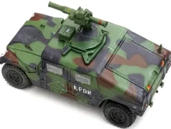 M1046 HUMVEE Tow Missile Carrier Green Camouflage 3rd Battalion 8th Marine Regiment Kosovo Force KFOR 1999 Military Miniature Series 1/64 Diecast Model Panzerkampf 12501AB