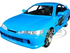 Mia's Acura Integra RHD Right Hand Drive Blue Fast Furious Movie 1/24 Diecast Model Car Jada 30739