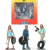 Michelle Meg Gary Tire Brigade 3 piece Figurine Set 1/24 Motorhead Miniatures 775