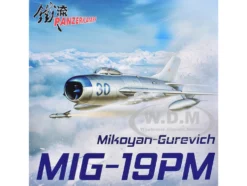 Mikoyan-Gurevich MiG-19PM Farmer-E Fighter Aircraft "Red 335" East German Air Force 1/72 Diecast Model by Panzerkampf