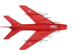 Mikoyan Gurevich MiG 19S Farmer C Fighter Aircraft Yellow 45 VVS Display Team Soviet Air Force Kubinka Air Base 1960 Wing Series 1/72 Diecast Model Panzerkampf 14642PA