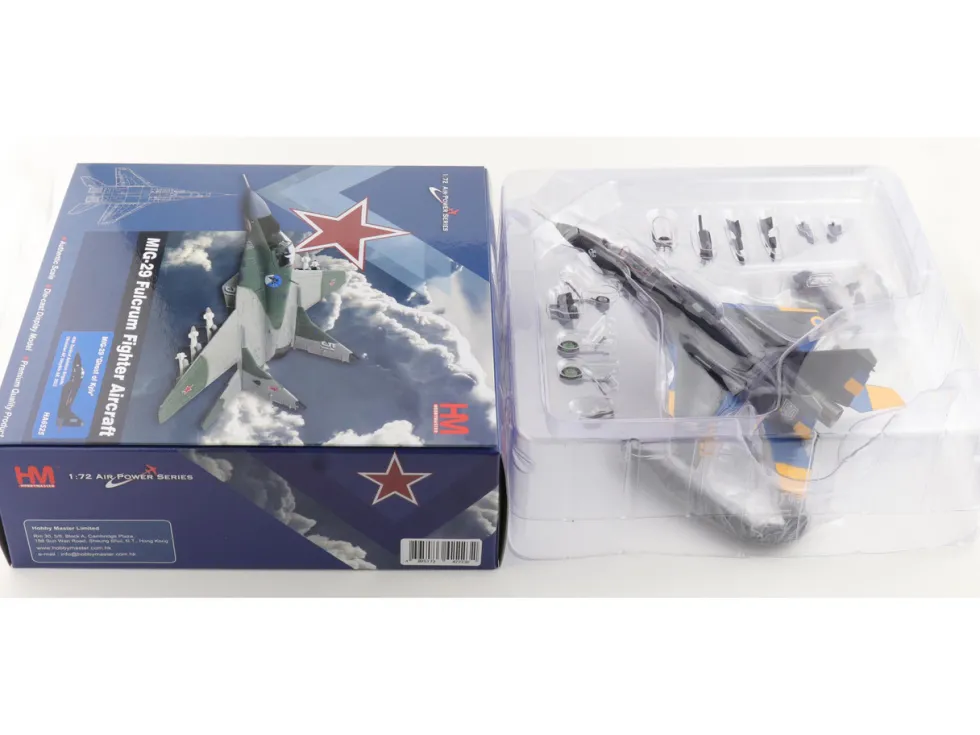 Mikoyan MIG-29 Fulcrum Aircraft "Ghost of Kyiv, 40th Tactical Aviation Brigade, Vasylkiv Air Base" (2023) Ukrainian Air Force "Air Power Series" 1/72 Diecast Model by Hobby Master