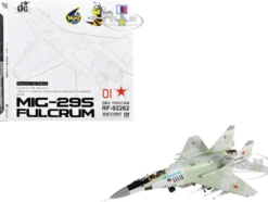 Mikoyan MiG-29S Fulcrum-C Fighter Aircraft "Hero of Russia General Sulambek Oskanov, Lipetsk AB, Russia" (2018) Russian Air Force 1/72 Diecast Model by JC Wings