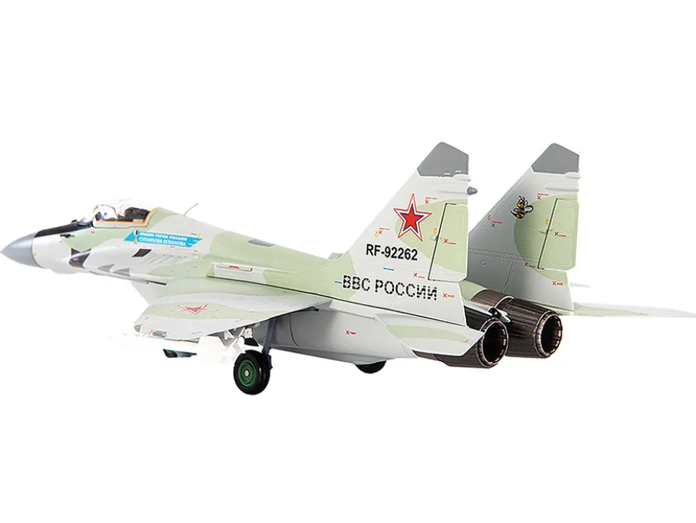 Mikoyan MiG-29S Fulcrum-C Fighter Aircraft "Hero of Russia General Sulambek Oskanov, Lipetsk AB, Russia" (2018) Russian Air Force 1/72 Diecast Model by JC Wings