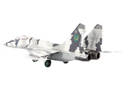 Mikoyan MiG-29UB Fulcrum-B Fighter Aircraft "Vasylkiv Air Base, Ukraine" (2021) Ukrainian Air Force 1/72 Diecast Model by JC Wings
