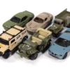 Military Set B of 6 pieces 2025 Release 1 Limited Edition Diecast Models by Johnny Lightning