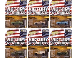 Military Set B of 6 pieces 2025 Release 1 Limited Edition Diecast Models by Johnny Lightning