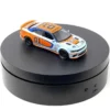 Mini Turntable Rotating Display Stand 4.75" with Black Base for 1/64 Scale Model Cars