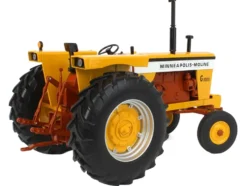 Minneapolis Moline G1000 Open Station 2WD Tractor Yellow with Brown Frame "Classic Series" 1/16 Diecast Model by SpecCast