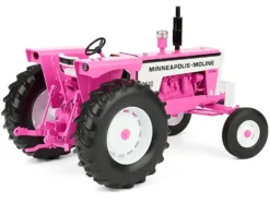 Minneapolis Moline G840 Open Station Wide Front Tractor Hot Pink