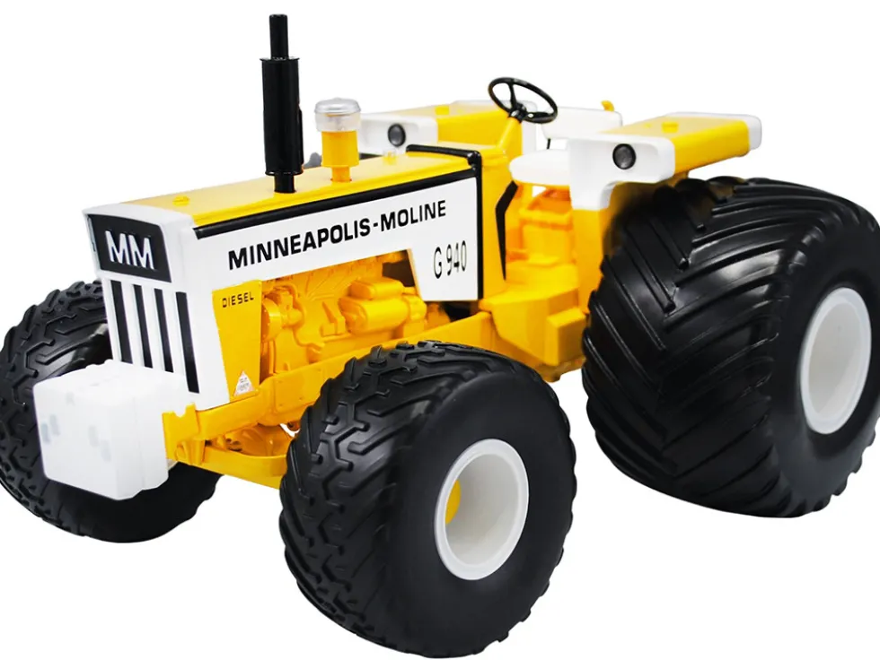 Minneapolis-Moline G940 Tractor Terra Tires Yellow White Classic Series 1/16 Diecast Model SpecCast SCT774