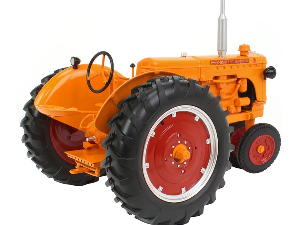 Minneapolis Moline Model U Narrow Front Tractor Orange Classic Series 1/16 Diecast Model SpecCast SCT922