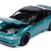 1991 Mitsubishi Eclipse GSX Tennessee Blue Metallic with Black Top "Import Legends" Series 1/64 Diecast Model Car by Auto World