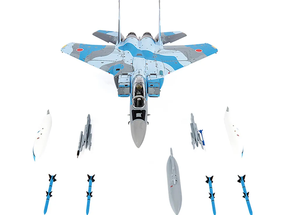 Mitsubishi F-15DJ Eagle Fighter Plane JASDF Japan Air Self-Defense Force Tactical Fighter Training Group 40th Anniversary Edition 2021 1/72 Diecast Model JC Wings JCW-72-F15-019