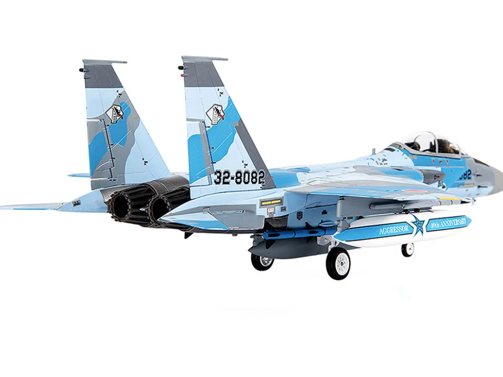 Mitsubishi F-15DJ Eagle Fighter Plane JASDF Japan Air Self-Defense Force Tactical Fighter Training Group 40th Anniversary Edition 2021 1/72 Diecast Model JC Wings JCW-72-F15-019
