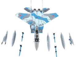 Mitsubishi F-15DJ Eagle Fighter Plane JASDF Japan Air Self-Defense Force Tactical Fighter Training Group 2020 1/72 Diecast Model JC Wings JCW-72-F15-018