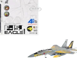 Mitsubishi F-15J Eagle Fighter Aircraft "306th Tactical Fighter Squadron 40th Anniversary" (2021) JASDF (Japan Air Self-Defense Force) 1/72 Diecast Model by JC Wings