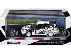Mitsubishi Lancer Evolution VI TME RHD (Right Hand Drive) #11 Akihiko Nakaya - Takayuki Kinoshita "Puma - Super Taikyu Series" (2000) "Hobby64" Series 1/64 Diecast Model by Tarmac Works