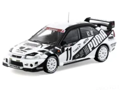 Mitsubishi Lancer Evolution VI TME RHD (Right Hand Drive) #11 Akihiko Nakaya - Takayuki Kinoshita "Puma - Super Taikyu Series" (2000) "Hobby64" Series 1/64 Diecast Model by Tarmac Works