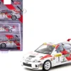 Mitsubishi Lancer Evolution IV #1 Tommi Makinen - Seppo Harjanne 3rd Place "Monte Carlo Rally" (1997) "Global64" Series 1/64 Diecast Model by Tarmac Works