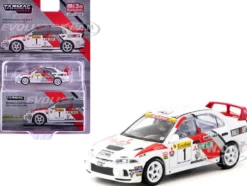 Mitsubishi Lancer Evolution IV #1 Tommi Makinen - Seppo Harjanne 3rd Place "Monte Carlo Rally" (1997) "Global64" Series 1/64 Diecast Model by Tarmac Works