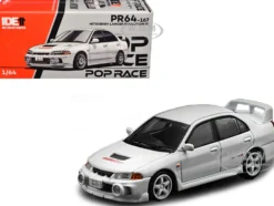 Mitsubishi Lancer Evolution IV RHD (Right Hand Drive) White "Indonesia Diecast Expo 2024 Exclusive" 1/64 Diecast Model Car by Pop Race