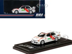 Mitsubishi Lancer RS Evolution III RHD Right Hand Drive Scortia White Groupe A Promotion 1/64 Diecast Model Car Hobby Japan HJ642010DW