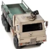 M1083 MTV Medium Tactical Vehicle Armored Cab Cargo Truck with Turret NATO Camouflage US Army Armor Premium Series 1/72 Diecast Model Panzerkampf 12219PB