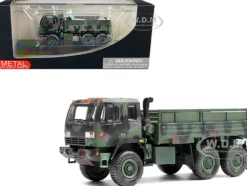 M1083 MTV Medium Tactical Vehicle Standard Cargo Truck NATO Camouflage US Army Armor Premium Series 1/72 Diecast Model Panzerkampf 12218PA