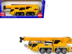 Mobile Crane Yellow 1/55 Diecast Model Siku 2110