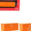Mobile Offices Orange Set of 2 pieces 1/87 (HO) Plastic Model by Herpa