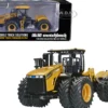 Mobile Track Solutions 3630 Switchback Articulating Tractor with Dual Wheels Yellow 1/50 Diecast Model SpecCast MTS001