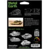 Model Kit American M1 Abrams Tank (Moderate Difficulty) Steel Model by Metal Earth