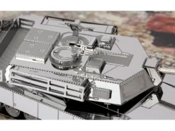 Model Kit American M1 Abrams Tank (Moderate Difficulty) Steel Model by Metal Earth
