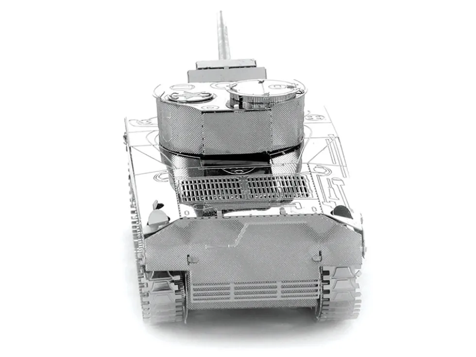 Model Kit American Sherman Tank (Moderate Difficulty) Steel Model by Metal Earth