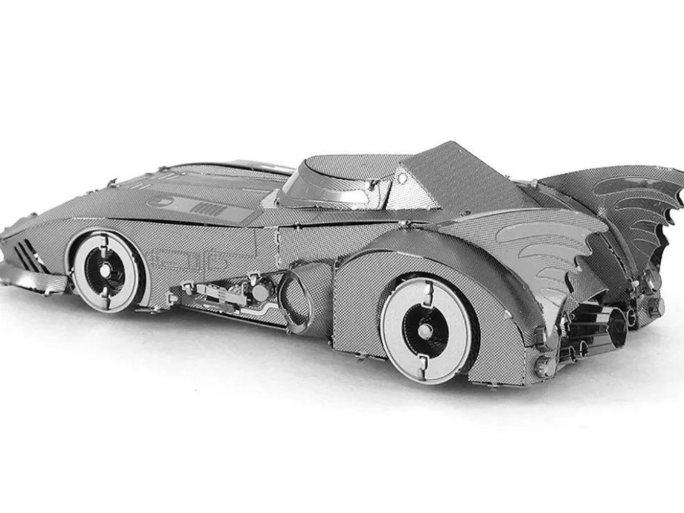 Model Kit 1989 Batmobile "Batman" (1989) Movie (Challenging Difficulty) Steel Model by Metal Earth